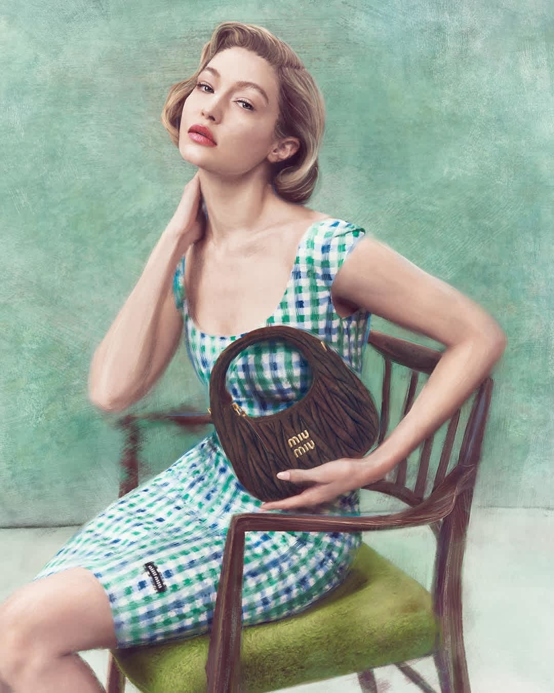 Viimane Miu Miu kampaania Gigi Haddid2ga
