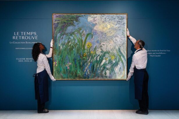 Iirised Claude Monet. Jeanne Schlumbergeri kollektsiooni oksjon Pariisis