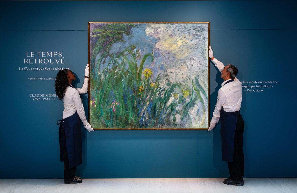 Iirised Claude Monet. Jeanne Schlumbergeri kollektsiooni oksjon Pariisis
